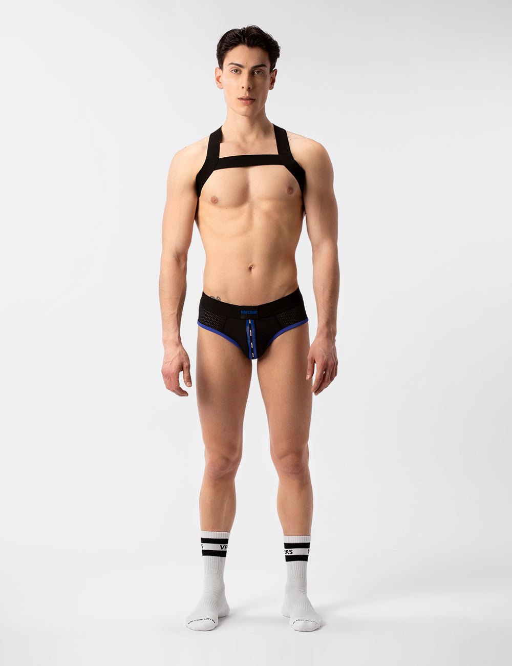 Barcode Berlin Mesh Brief Sicile Black Blue - FETCH