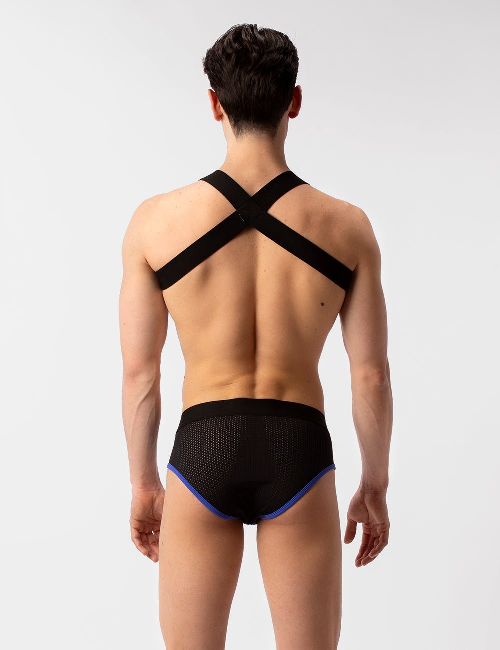 Barcode Berlin Mesh Brief Sicile Black Blue - FETCH