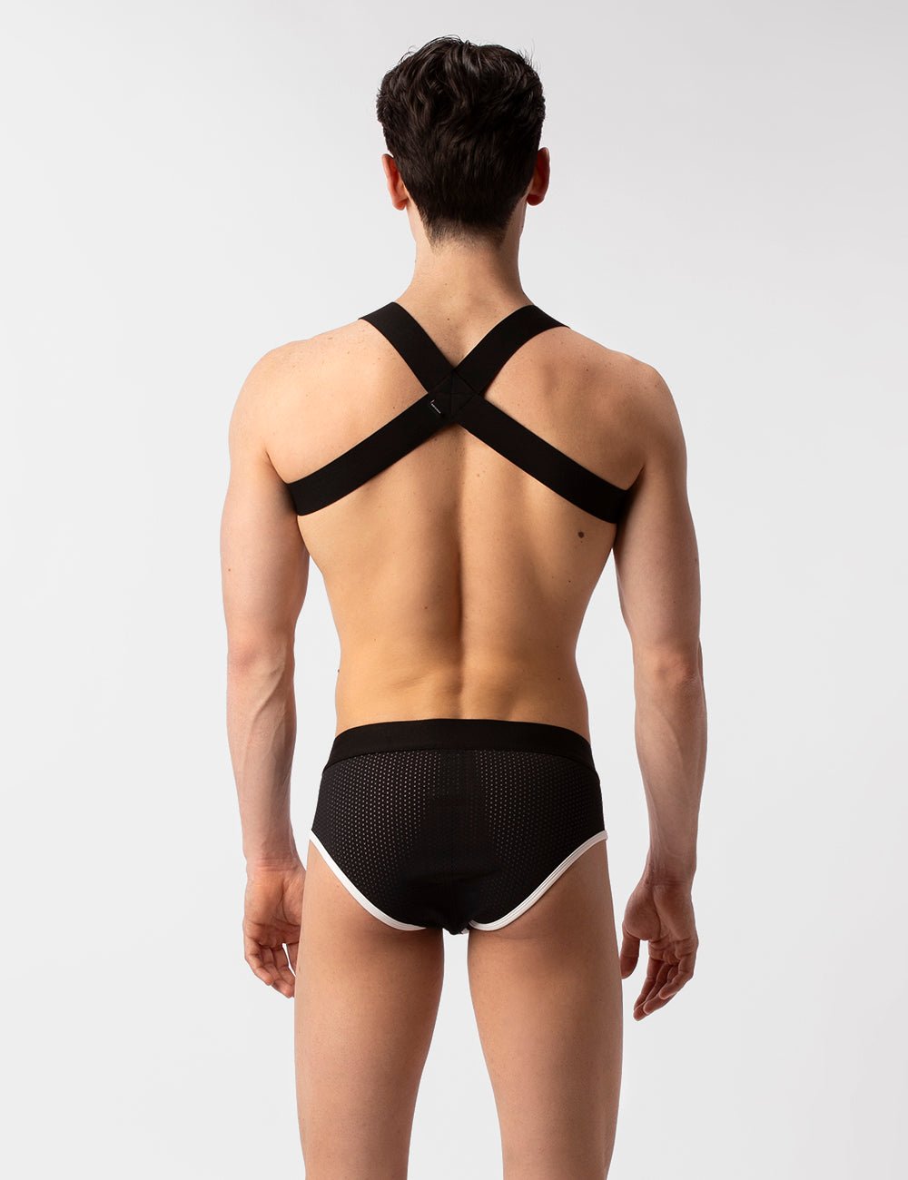 Barcode Berlin Mesh Brief Sicile Black White - FETCH