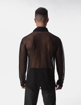 Barcode Berlin Mesh Shirt Tata Black