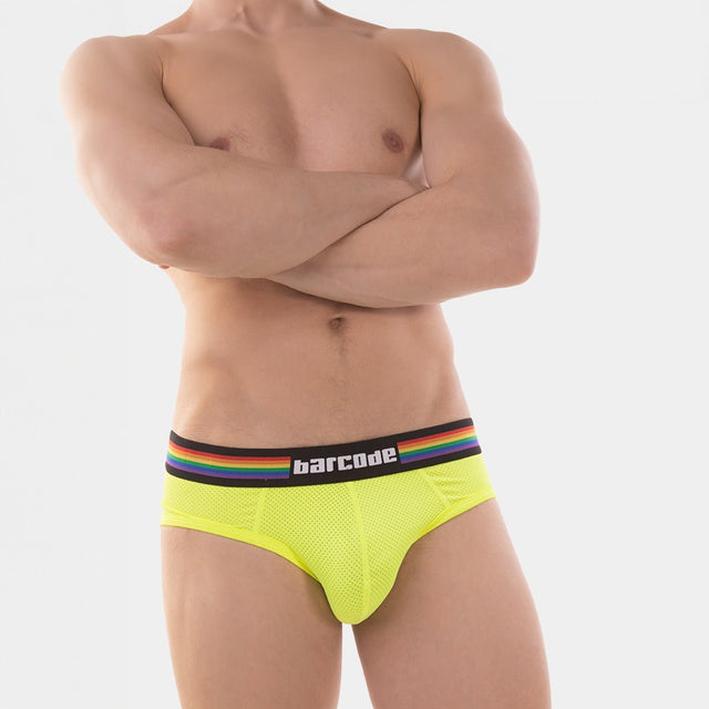 Barcode Berlin Pride Brief Neon Green