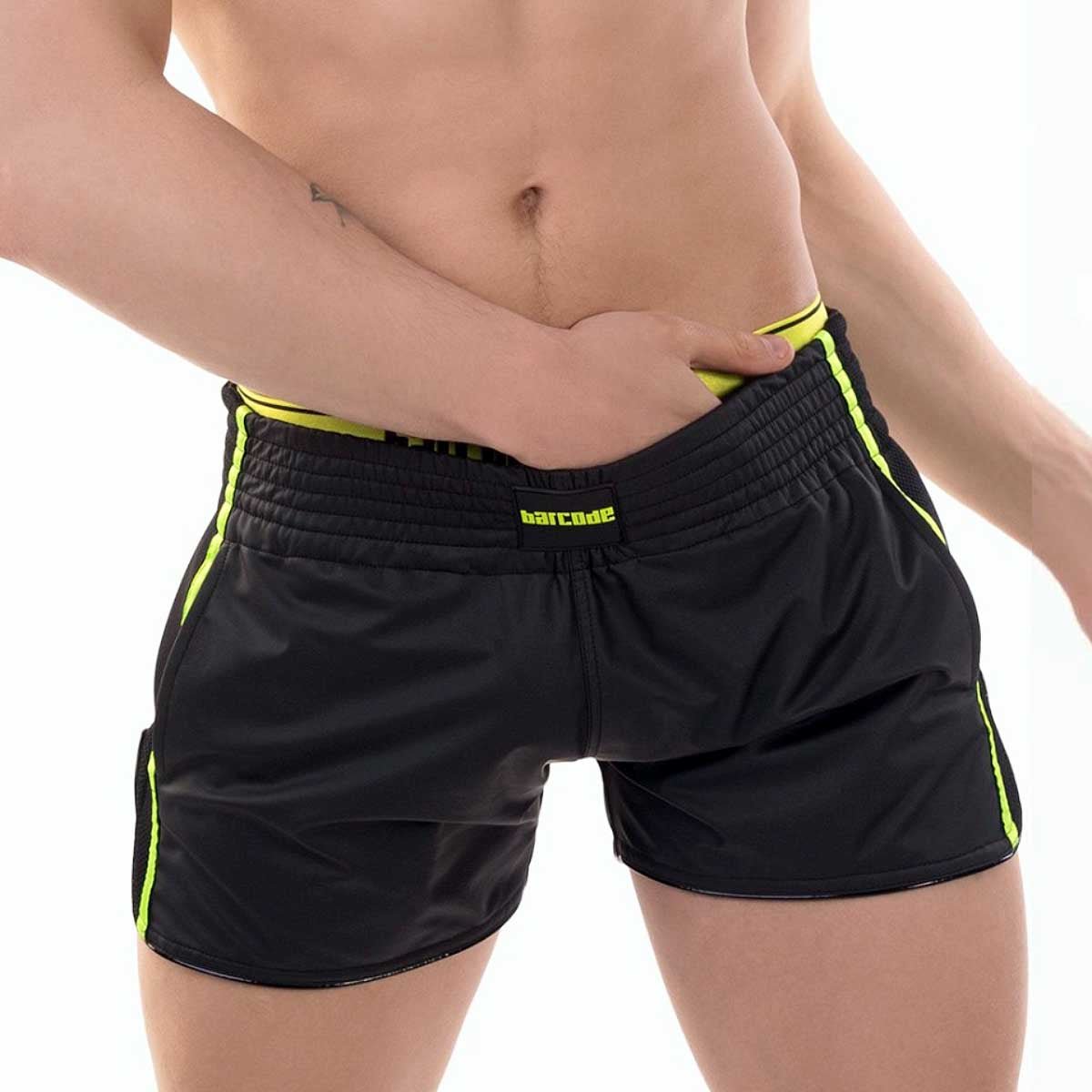 Barcode Berlin Short Jita Black Neongreen