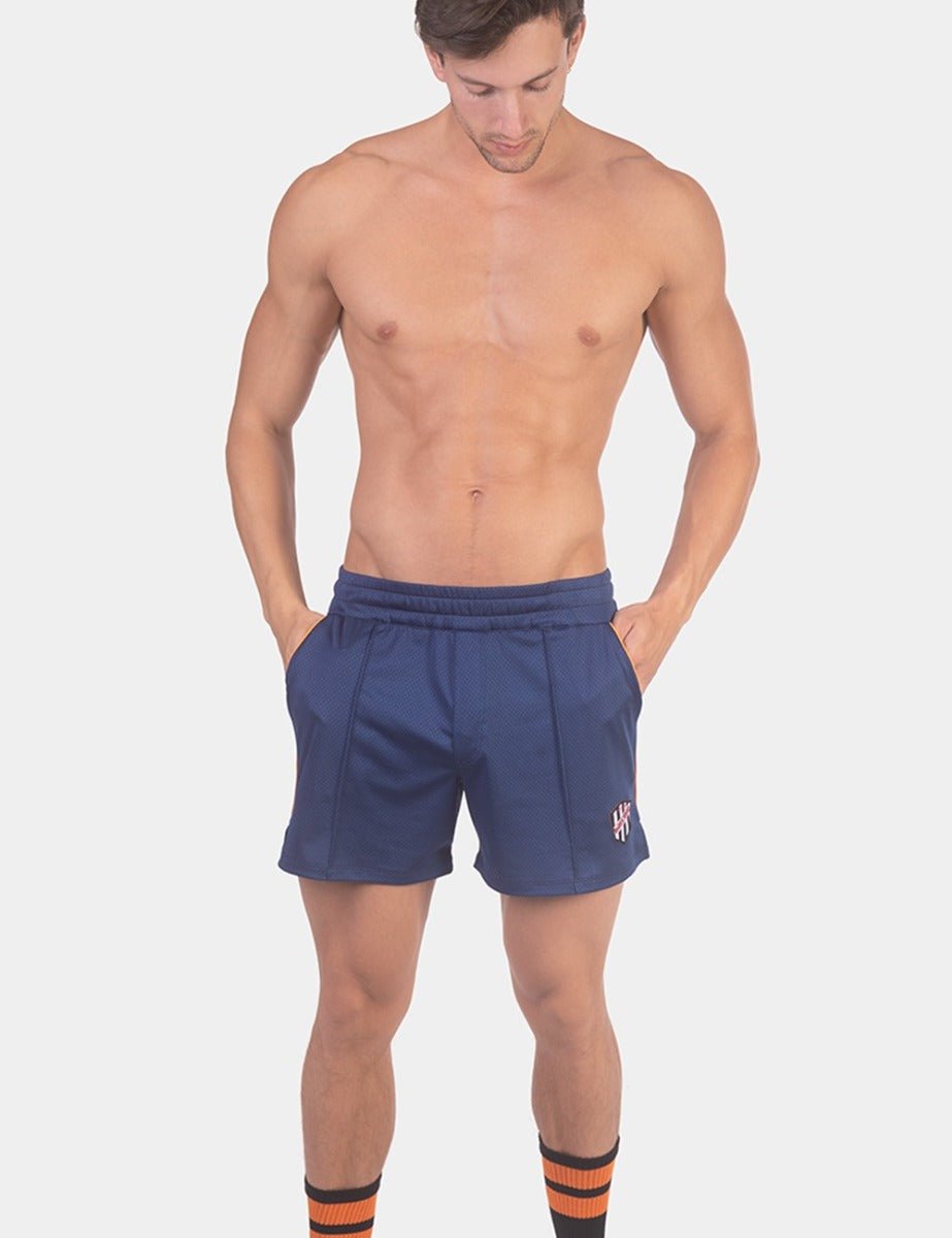 Barcode Berlin Short Luka Navy Orange