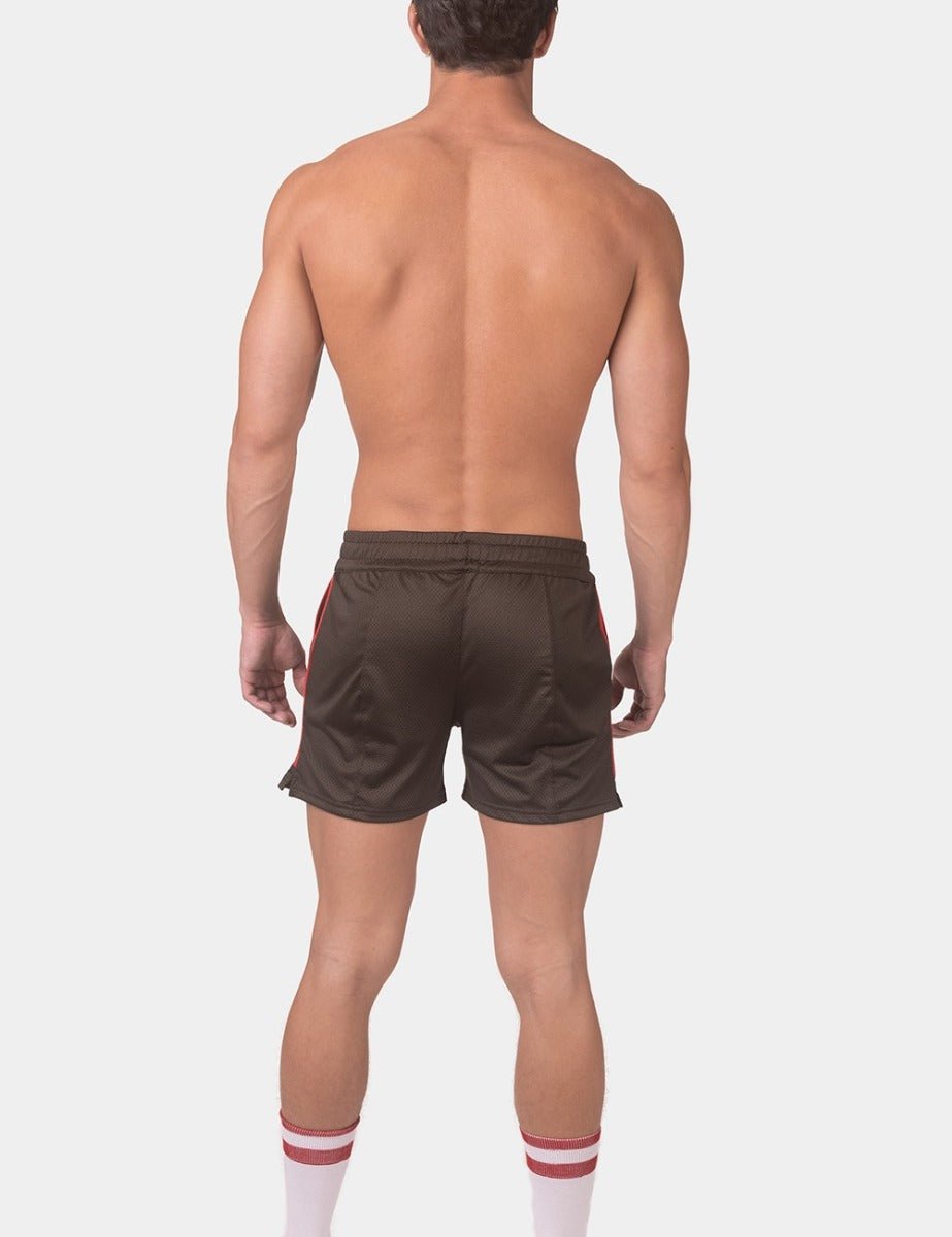 Barcode Berlin Short Luka Olive Red