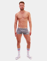 Barcode Berlin Short Timur Grey White Pink