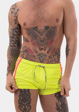 Barcode Berlin Short Timur Neon Green Neon Pink