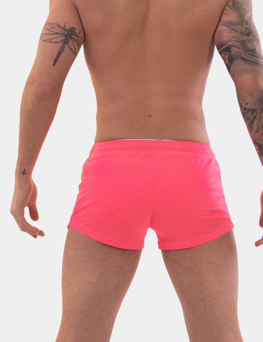 Barcode Berlin Short Timur Neon Pink Neon Orange