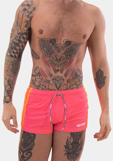 Barcode Berlin Short Timur Neon Pink Neon Orange