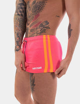 Barcode Berlin Short Timur Neon Pink Neon Orange