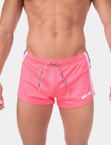 Barcode Berlin Short Timur Pink White Black