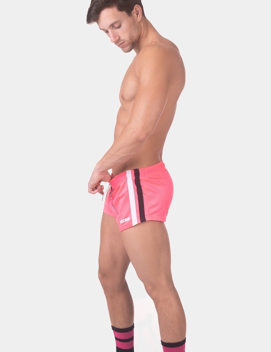 Barcode Berlin Short Timur Pink White Black