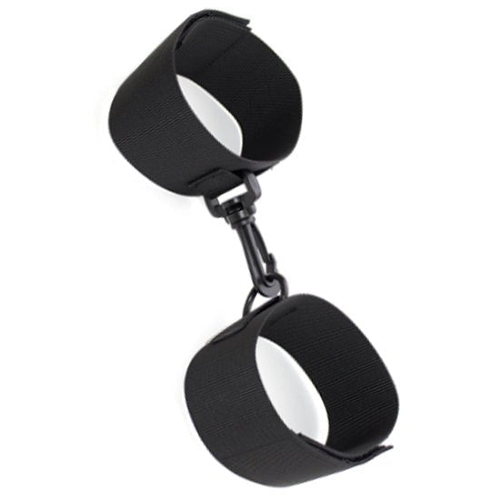 BASIXXX Nylon Ankle Restraints Black - FETCH