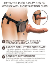 Pipedream King Cock Elite Comfy Body Dock Strap On Harness
