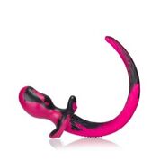 Oxballs Puppy Tail Buttplug Beagle Pink Black
