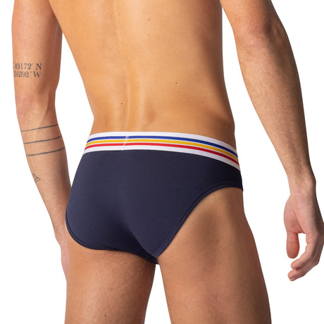 BIKE Stretch Cotton Brief Navy
