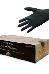 Black Pearl Nitrile Powder Free Disposable Gloves Medium 100pk