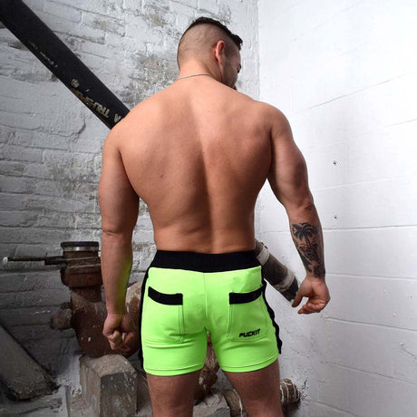 Breedwell Backpack Shorts Neon Green