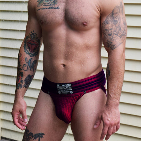 Breedwell Cumdump Jockstrap Burgundy - FETCH