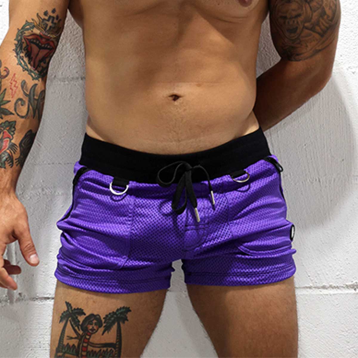 Breedwell Hook Up Shorts Purple
