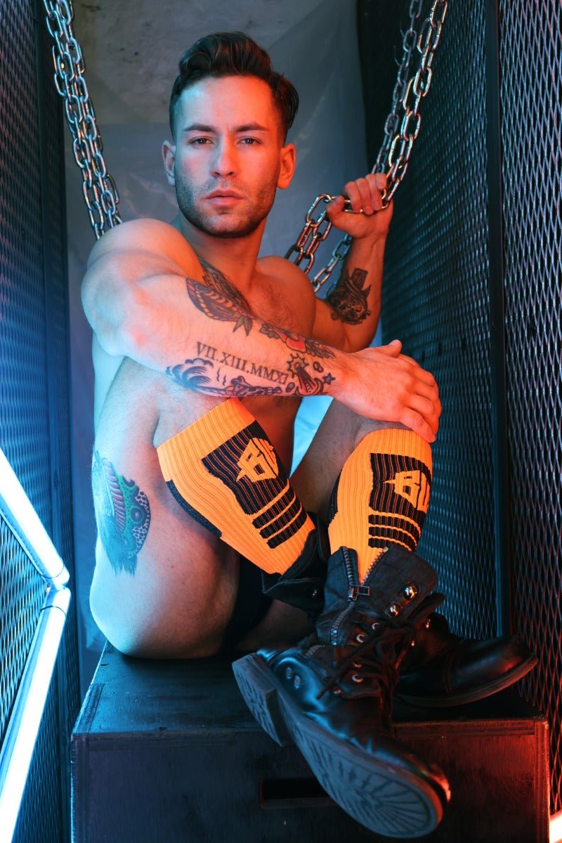 Breedwell Hypnotix Socks Neon Orange