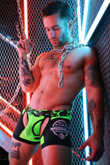 Breedwell Neo Camo Chap Jock Neon Green