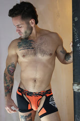 Breedwell Neo Camo Chap Jock Neon Orange