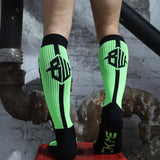 Breedwell Neo Camo Socks Neon Green
