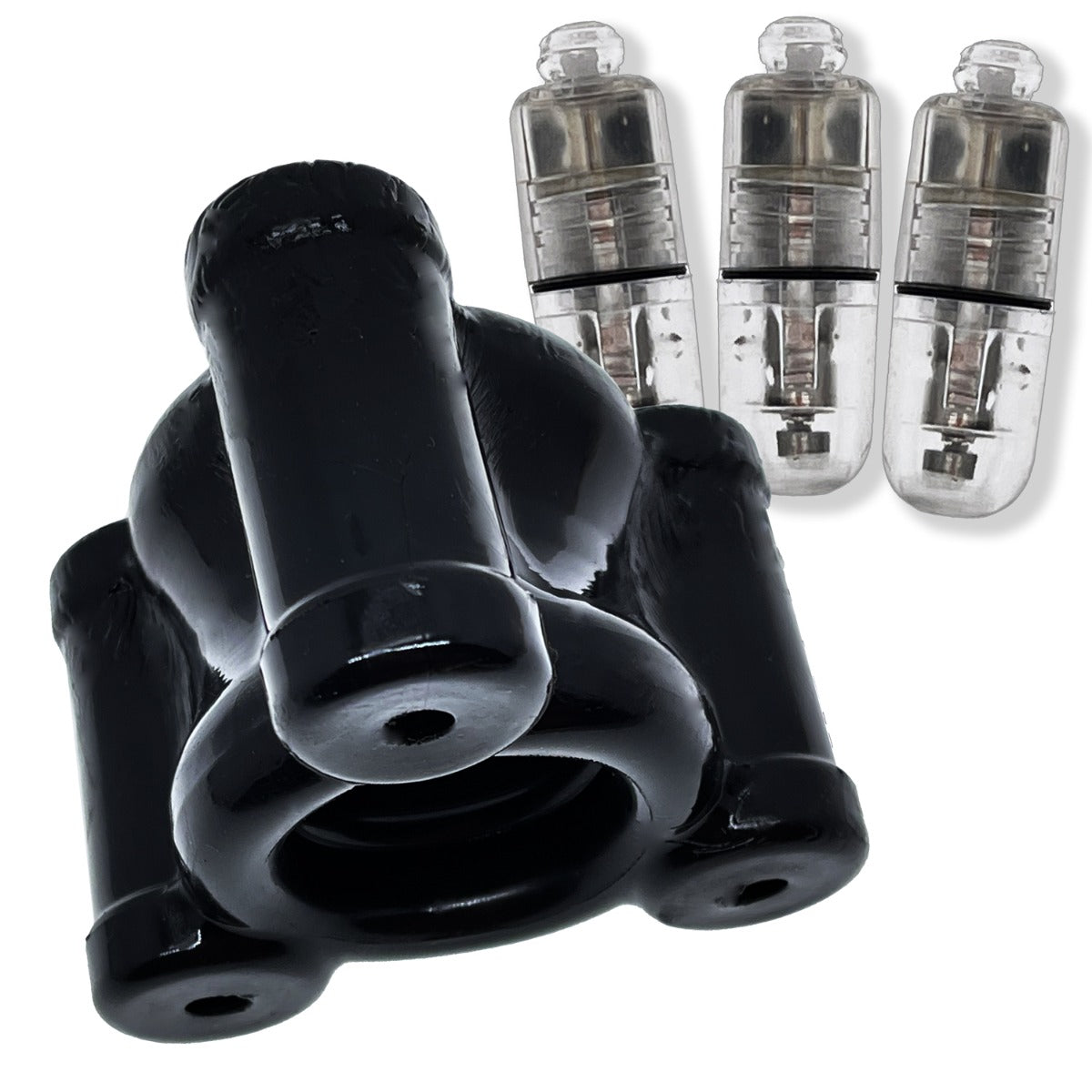 Oxballs Buzz SQUEEZE Vibrating Ballstretcher Black