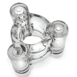 Oxballs Buzz SQUEEZE Vibrating Ballstretcher Clear