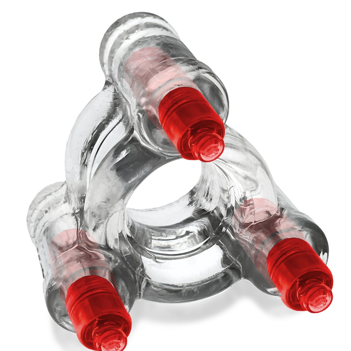 Oxballs Buzz SQUEEZE Vibrating Ballstretcher Clear