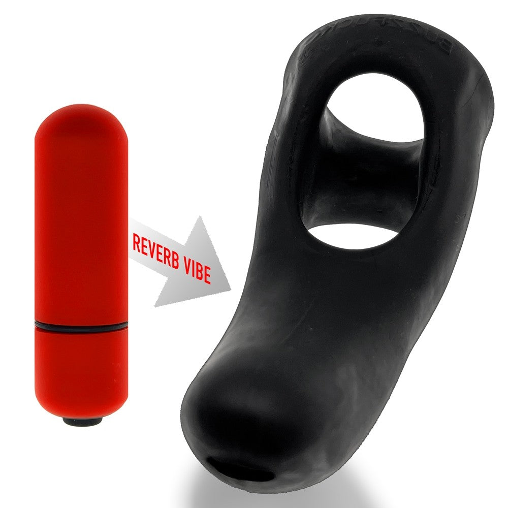 Hunkyjunk BUZZFUCK Taint Vibe Cock Sling Tar Ice