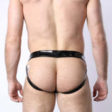 Cellblock 13 Black Chrome Jockstrap Black Blue - FETCH