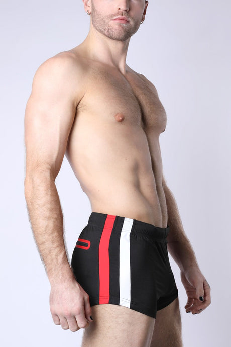 Cellblock 13 Pup Tron Shorts Red