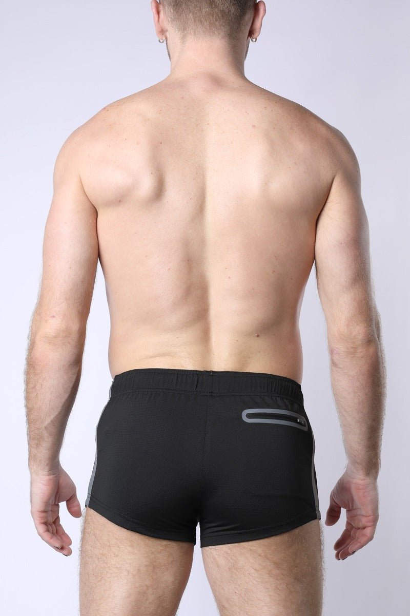 Cellblock 13 Pup Tron Shorts Grey