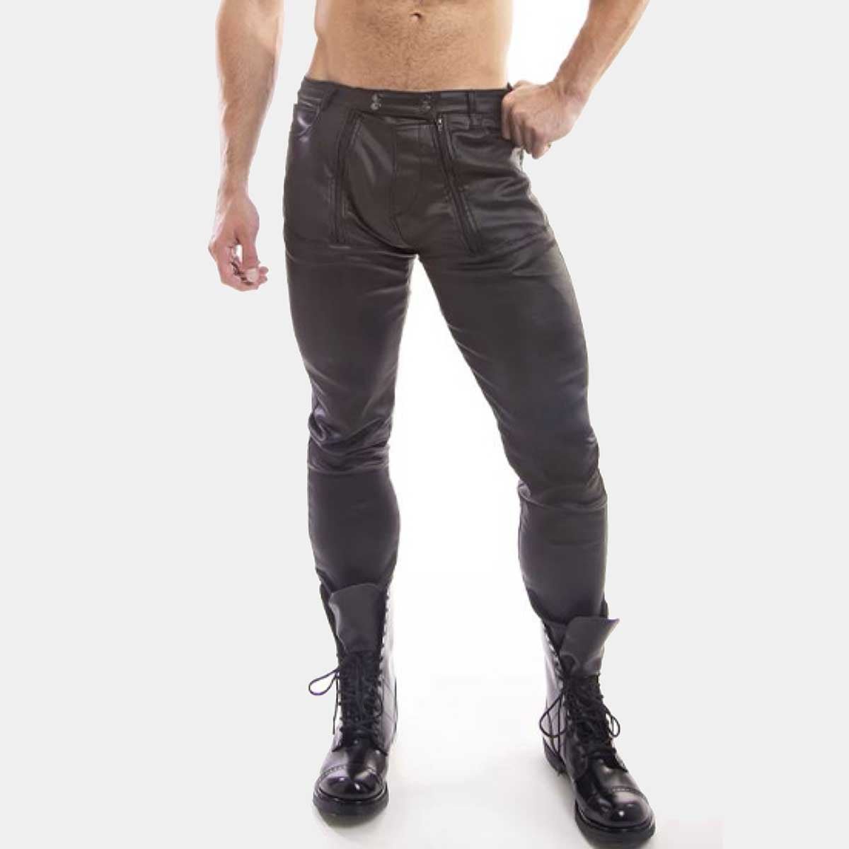 Cellblock 13 Slick Carpenter Zipper Pant Black - FETCH