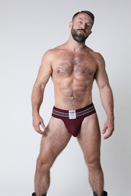 Cellblock 13 Tight End Jockstrap Burgundy