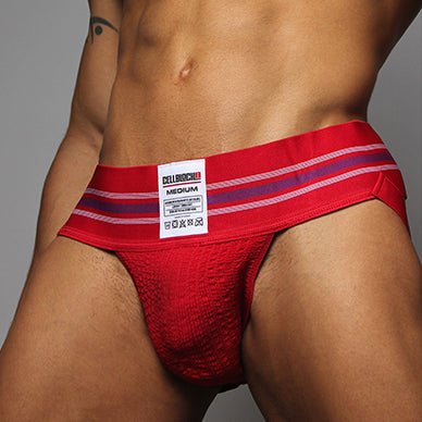 Cellblock 13 Tight End Jockstrap Red - FETCH