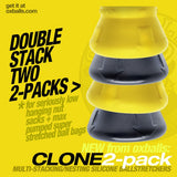 Oxballs Clone Duo Stacking Ballstretchers Black