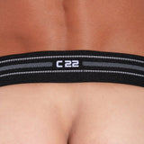 Code 22 Openwork Jockstrap Black - FETCH