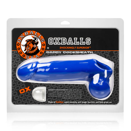 Oxballs Daddy Cock Sheath with Balls Police Blue