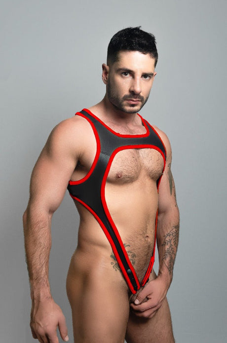 Dale Mas Biker + Cockstrap Harness Black Red