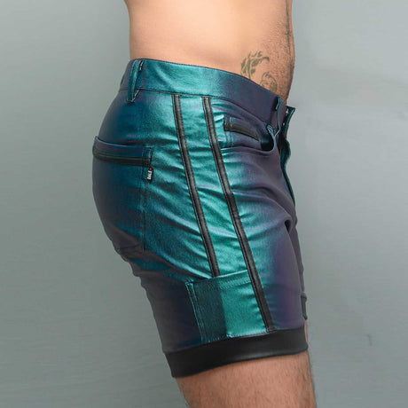 Dale Mas Biker + Five Pocket Shorts Black Green