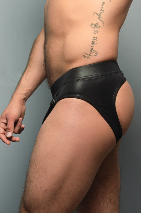 Dale Mas Biker + Jock Brief Black