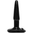 Doc Johnson Classic Butt Plug Smooth Black Small