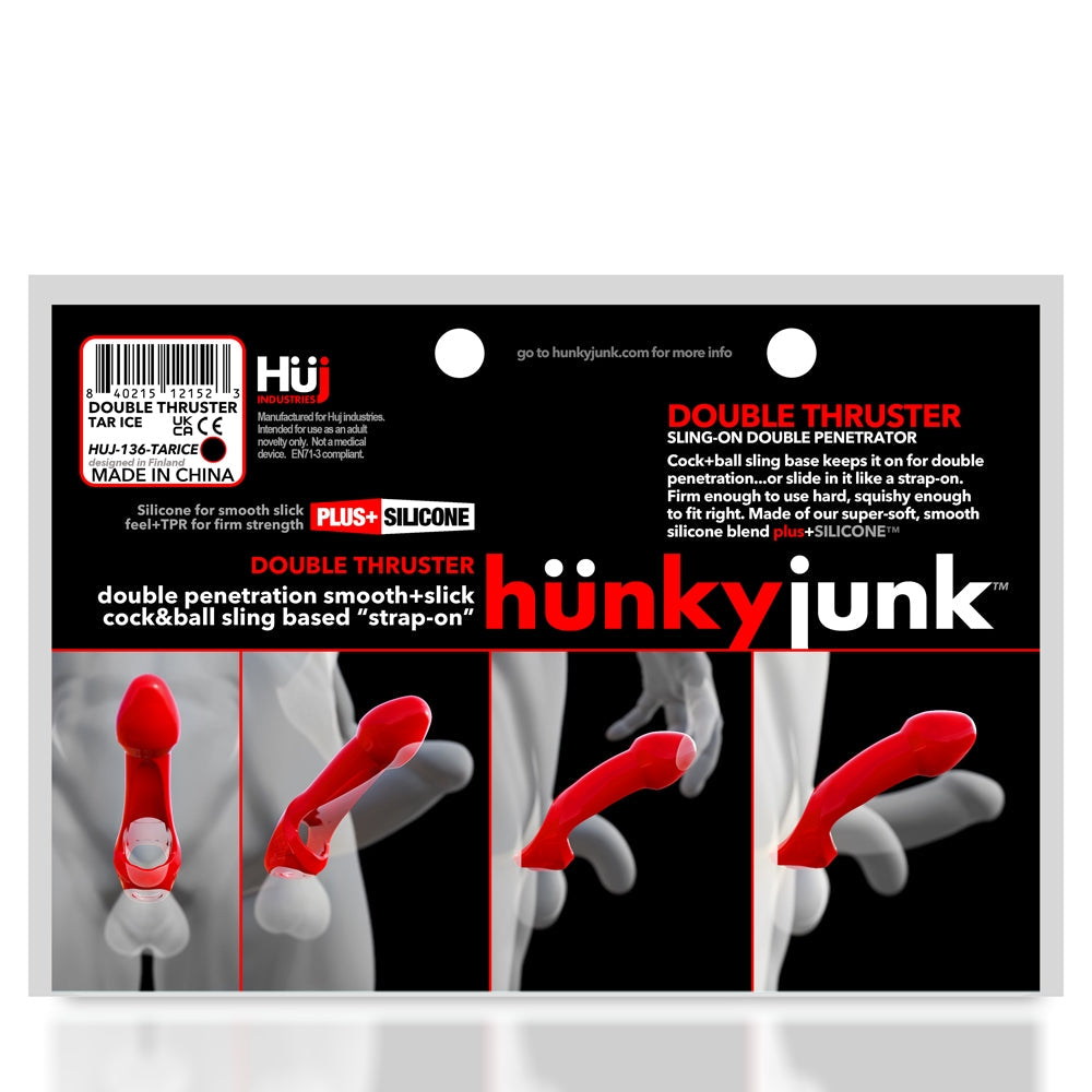 Hunkyjunk Double Thruster Penetrator Tar Ice