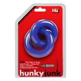 Hünkyjunk DUO Linked Cock & Ball Rings Cobalt