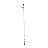 EasyToys Big Nipple Clamps with Chain Silver