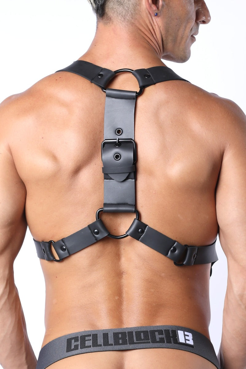 Cellblock 13 Fasten Neoprene Harness Black