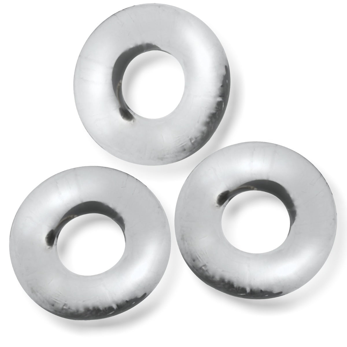 Oxballs FAT WILLY Jumbo Cock Ring 3 Pack Clear