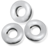 Oxballs FAT WILLY Jumbo Cock Ring 3 Pack Clear